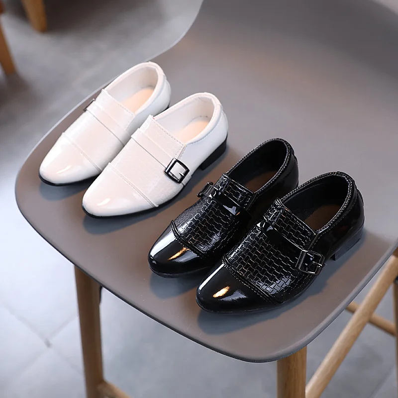 Kids Shoes Leather Shoes Kids Boys Girls Leather Shoes Soft Bottom Performance Shoes Ceremonial Footwear
