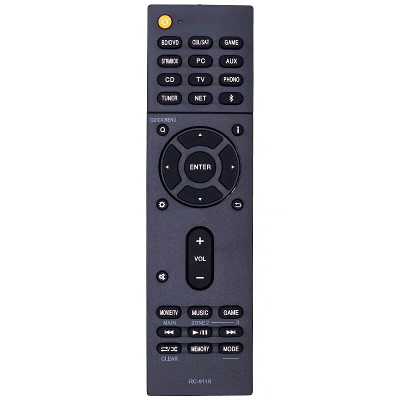 RC 911R RC911R Remote Control for Onkyo AV Receiver Speaker TX NR555 TX