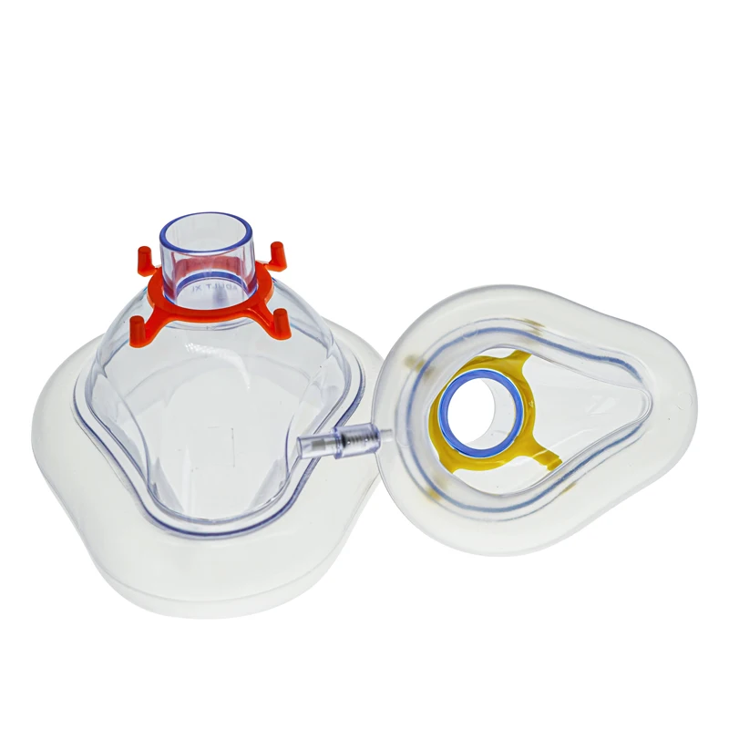 PVC Anesthesia Mask For Adult Child Infant Animals Sterile Disposable Medical Resuscitate Face Masks 1pc/5pcs/6pcs/7pcs 7 Size disposable anesthesia mask