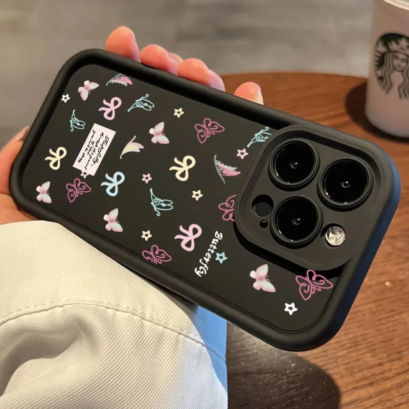 Bowknot Flower Silicone Soft Phone Case Cover