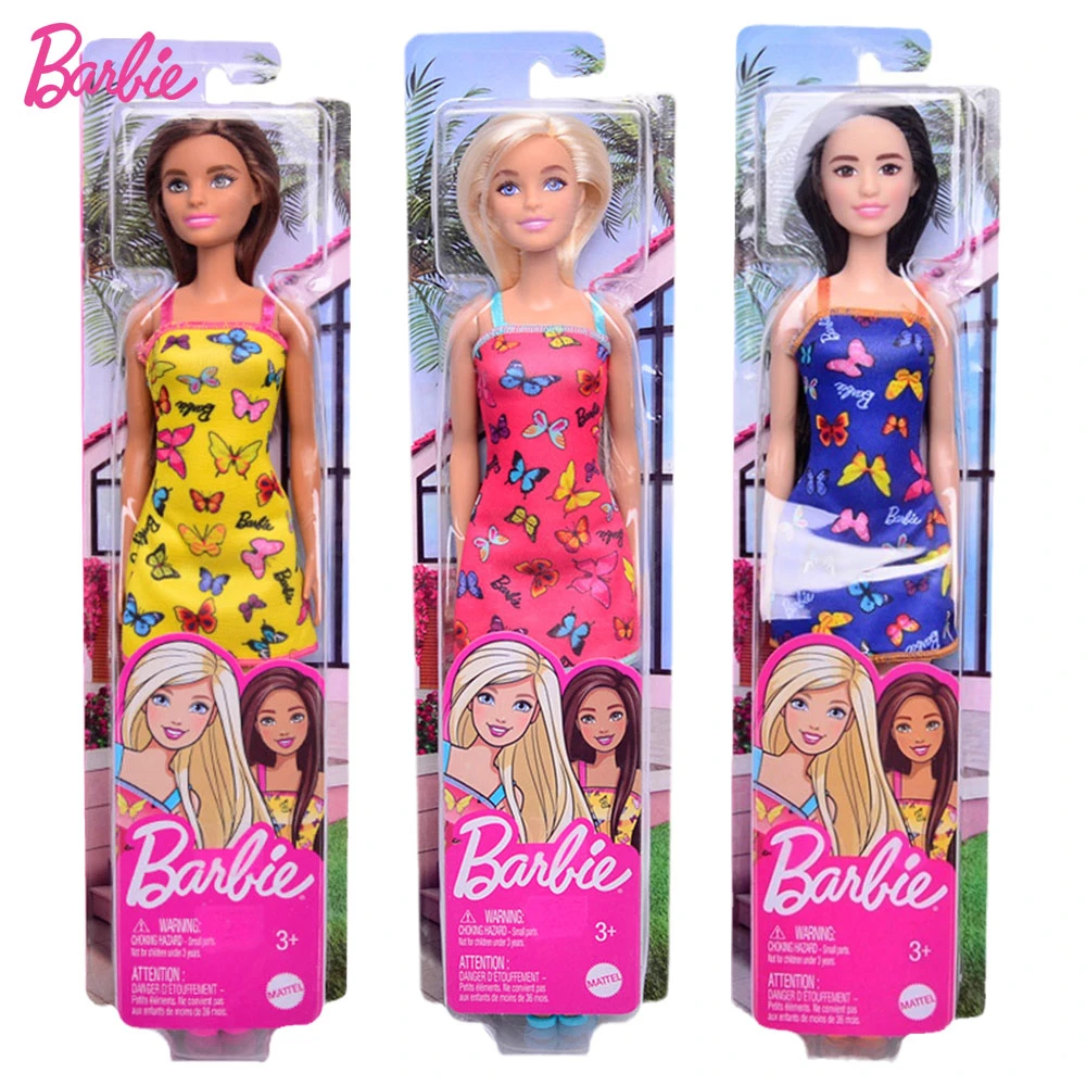 Herkenning Glimlach Ongunstig Barbie Fashionista Poppen Basic Serie Vlinder Jurk T7439 Meisjes Speelgoed  Voor Kinderen Spelen Huis Brinquedos Christmas Gift| | - AliExpress