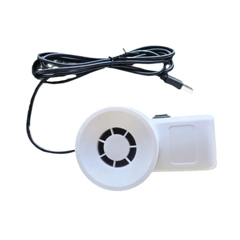 USB Aquarium Cooling Fan, Mini Silent External Temperature Control System for Reptile Terrarium Tank, Hydration Misting Climate