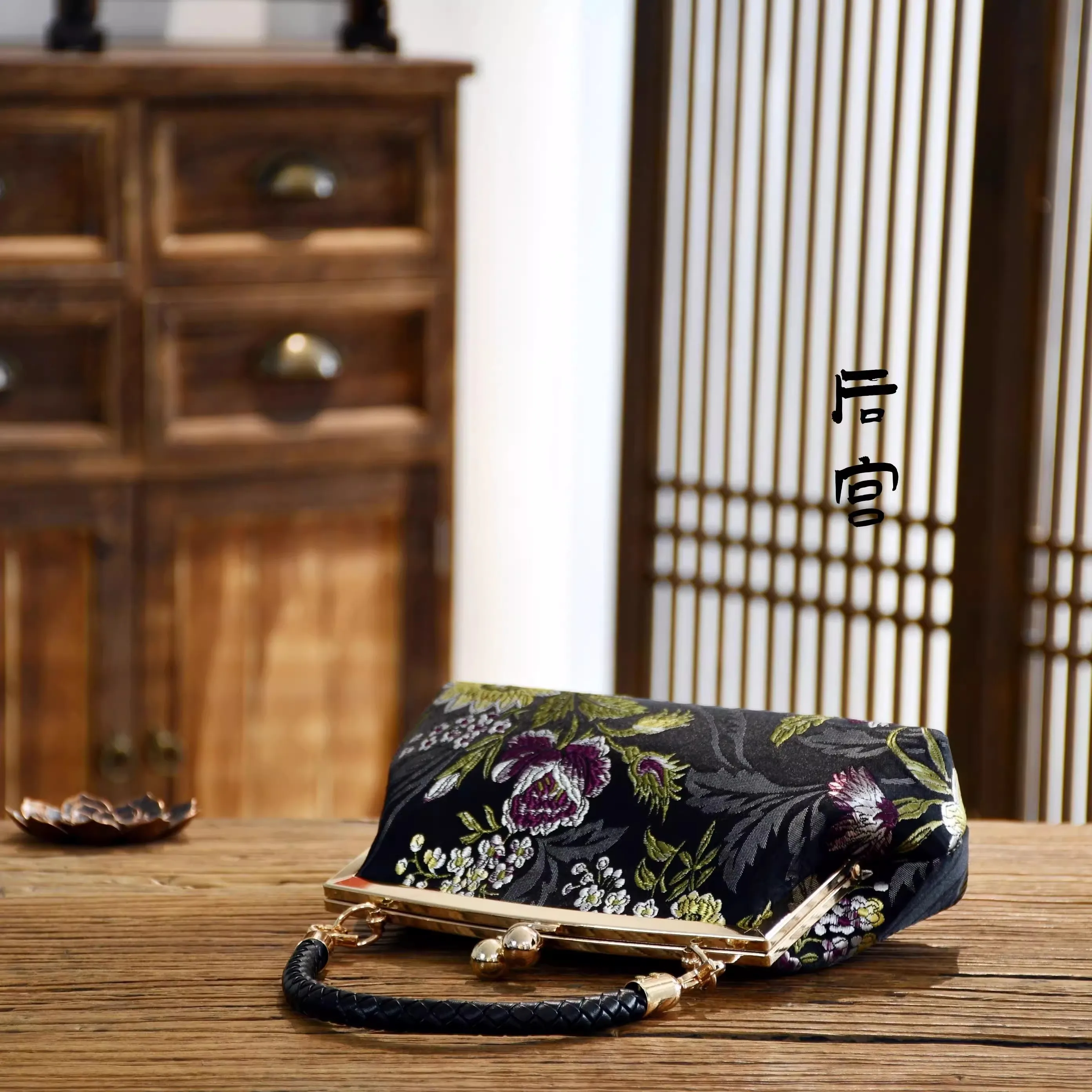 Classic Vintage Japan Style Bags Chinese Bag for Women Top Handle Bags Bag Mother Gift Chic Lady Women's Handbags Purses