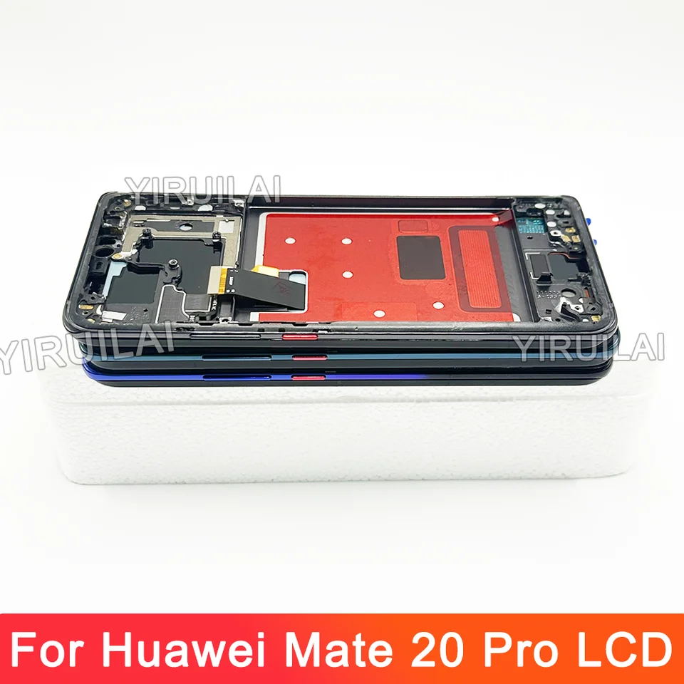 H&LYCYJ Écran pour Huawei Mate 20 Pro TFT LYA-L09 LYA-L29 LYA-AL00 Kit de remplacement d'écran LCD (Noir avec cadre, Sans traces de doigts, Écran non incurvé H&LYCYJ Écran pour Huawei Mate 20 Pro TFT LYA-L09 LYA-L29 LYA-AL00 Kit de remplacement d'écran LCD (Noir avec cadre, Sans traces de doigts, Écran non incurvé