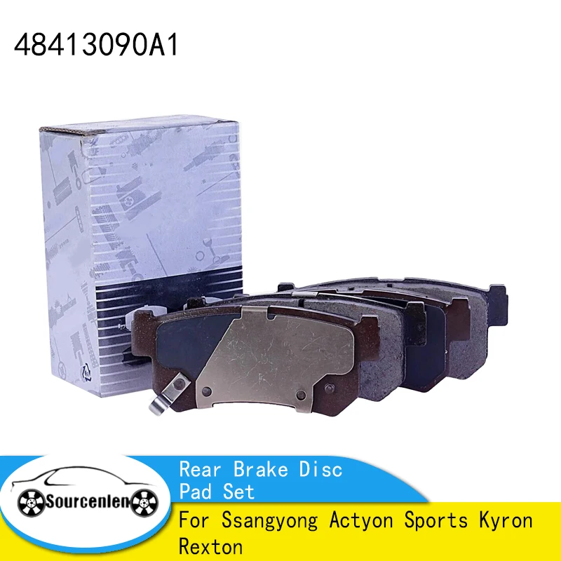 Rear Brake Disc Pad Set 48413090A1F For Ssangyong Actyon Sports Kyron Rexton 48413090A1