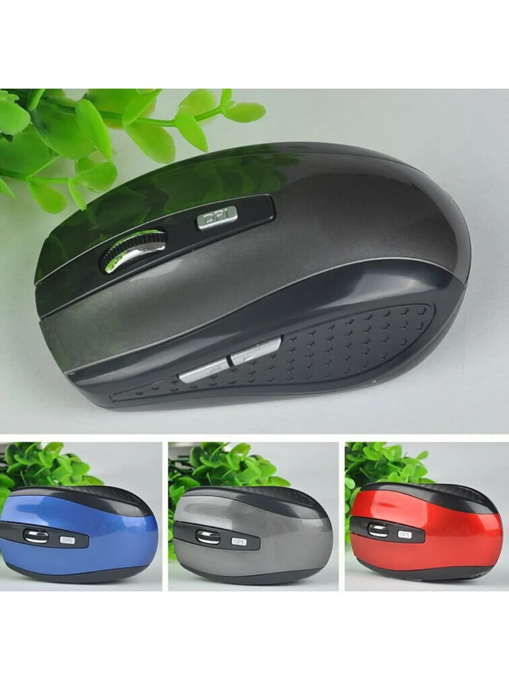 Wireless Mouse 2.4G Portable Optical Adjustable DPI For Notebook PC Laptop MacBook