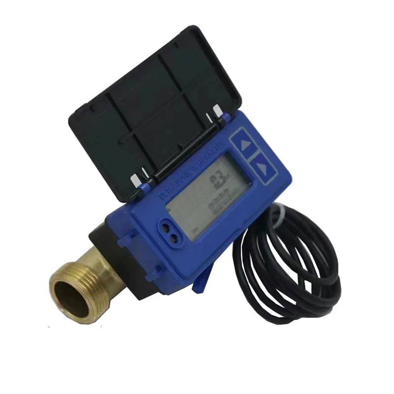 Ultrasonic Agricultural Irrigation Water Meter Small Diameter Copper Pipe Thread-connection Intelligent Ultrasonic Flowmeter