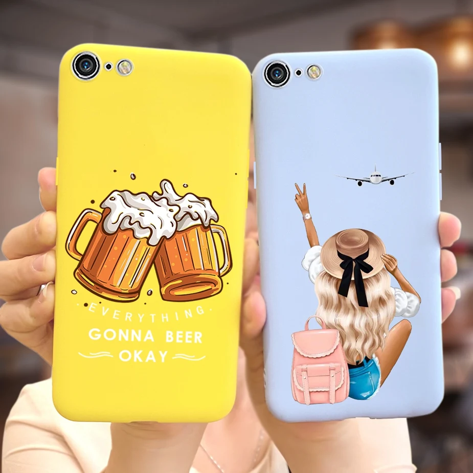 Cute Astronauts Soft Silicone Matte Phone Case