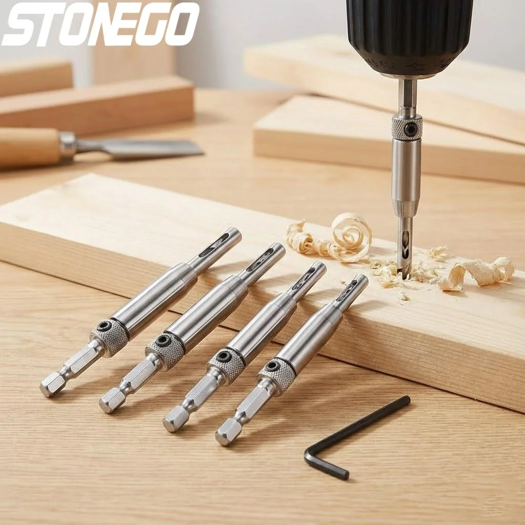 Woodworking Reaming Drill Bit Hole Opener Accurate Positioning Tool for ...