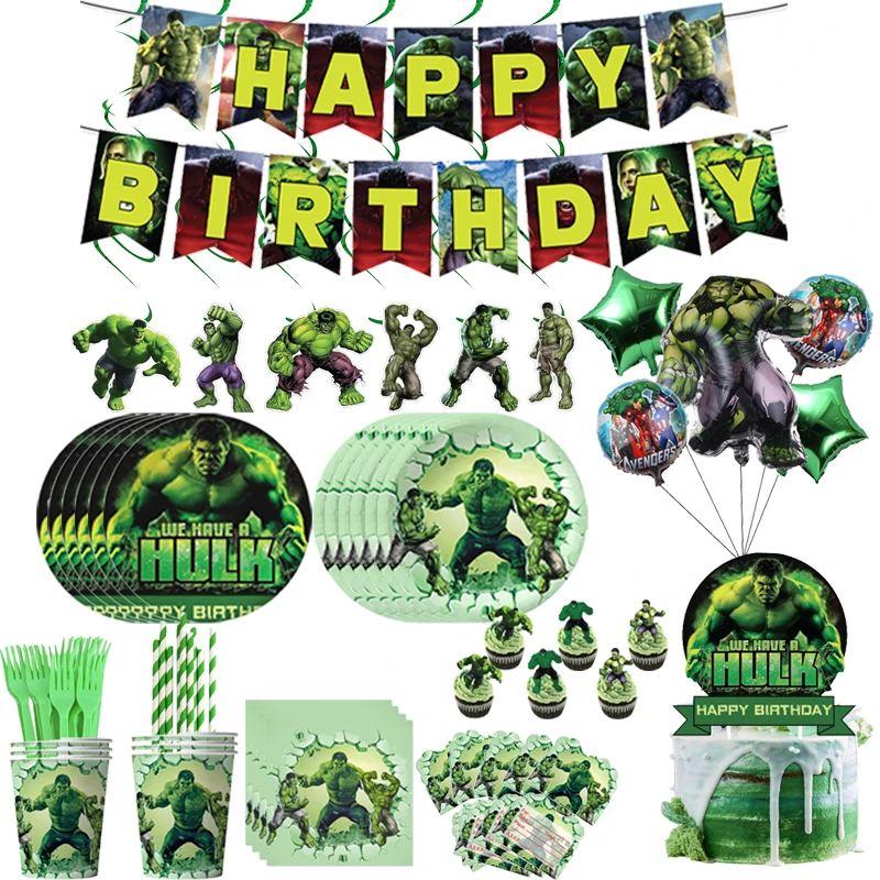 Marvel Super Hero Avengers The Hulk Birthday Party Decorations Balloon