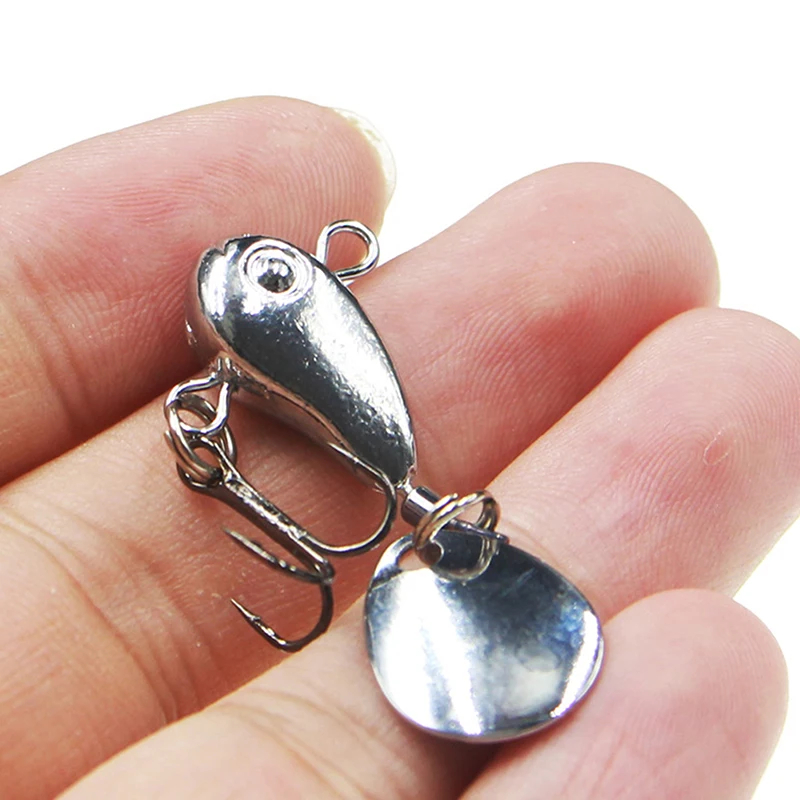 Tackling Pin 1PCS Tackle Pin Crankbait Vibration Spinner Sinking Bait Metal Mini VIB ...
