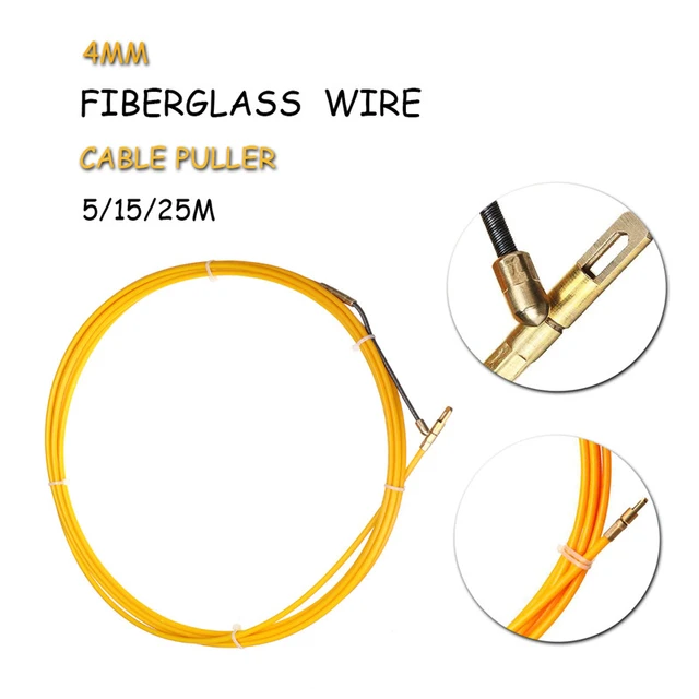Diameter 3mm Cable Puller Fish Tape Reel Puller Fiberglass Metal Wall Wire  Conduit For Telecom Electrical Wall Wire Conduit Tool - Cable Clips -  AliExpress