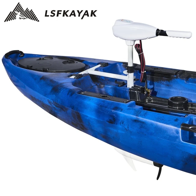 Plastic Rowing Boats Motor Pedal Kayak with Electric Trolling