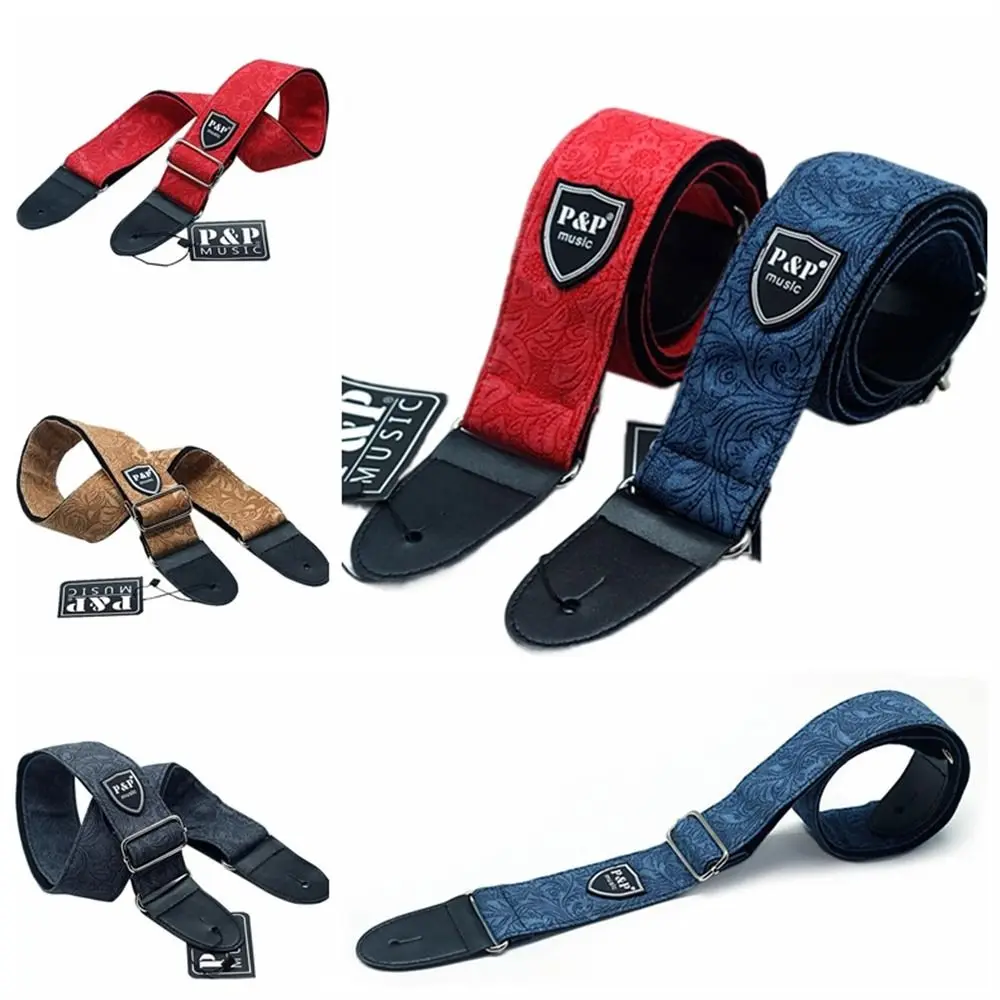 

Винтажный ремешок для гитары рельефный регулируемый ремень для акустической гитары джинсовый хлопковый ремешок в ретро стиле ремни для электрогитары музыка хобби