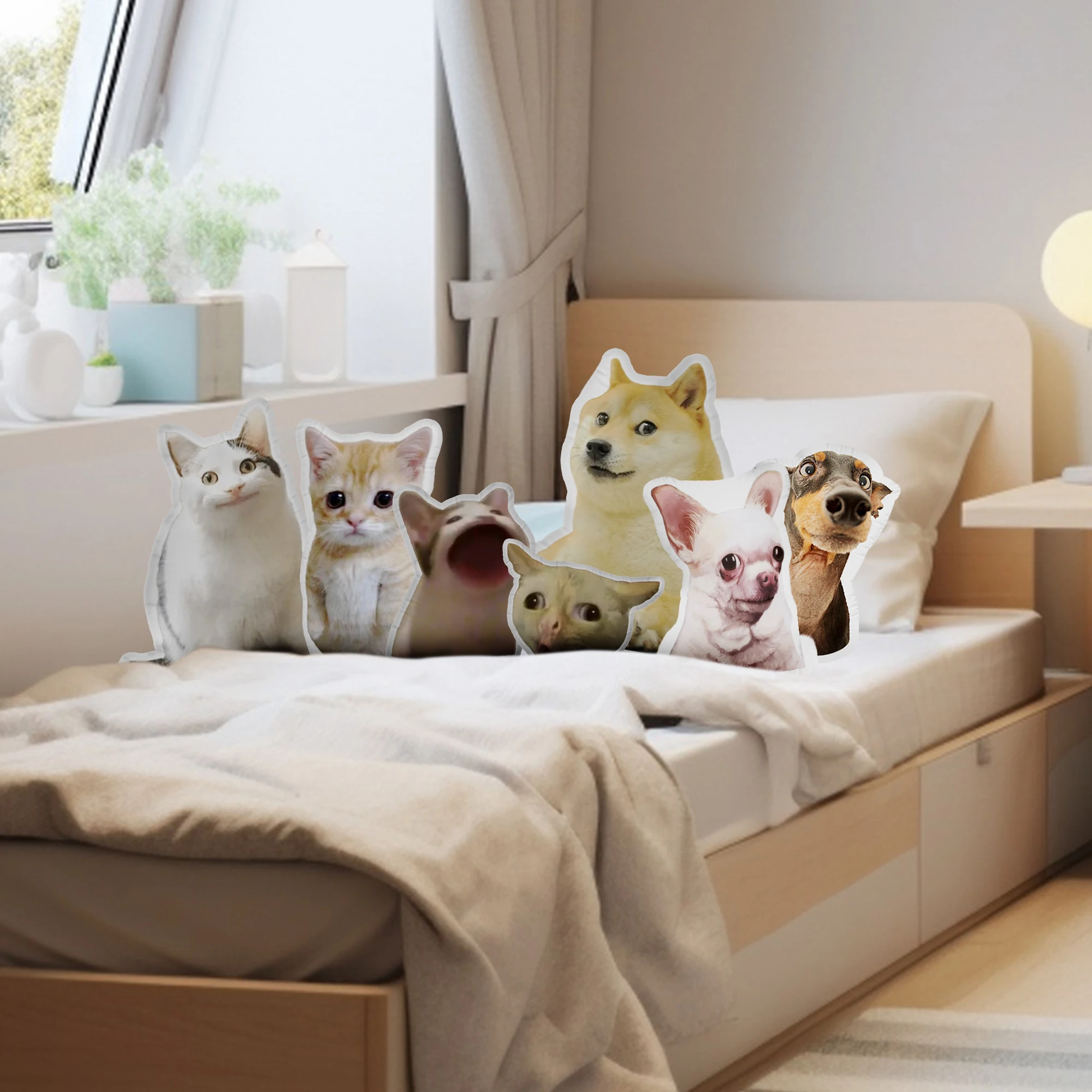 Custom Pets Cushion Personalized Filling Pets Photo Cushion DIY Pillow for Putting Picture of Cats and Dogs Home Decor 4