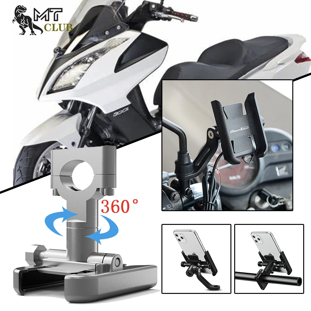 Homeet Soporte De Teléfono Para Motocicleta, Soporte Para Teléfono De Motocicleta De Liberación Rápida, Antivibración, Ciclomotor