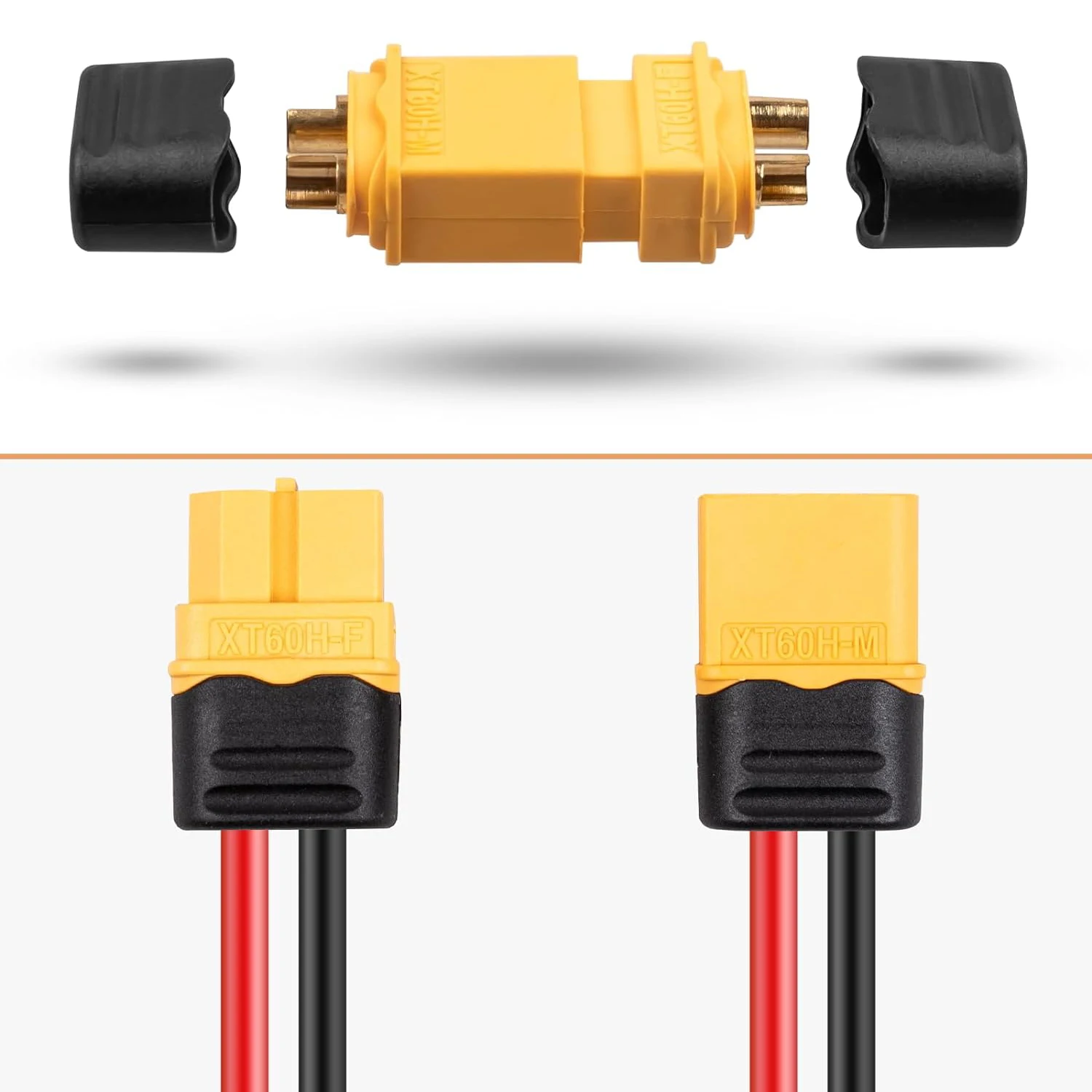 Connecteurs XT60 Mâle Femelle 5/10/20 Paires pour Panneaux Solaires