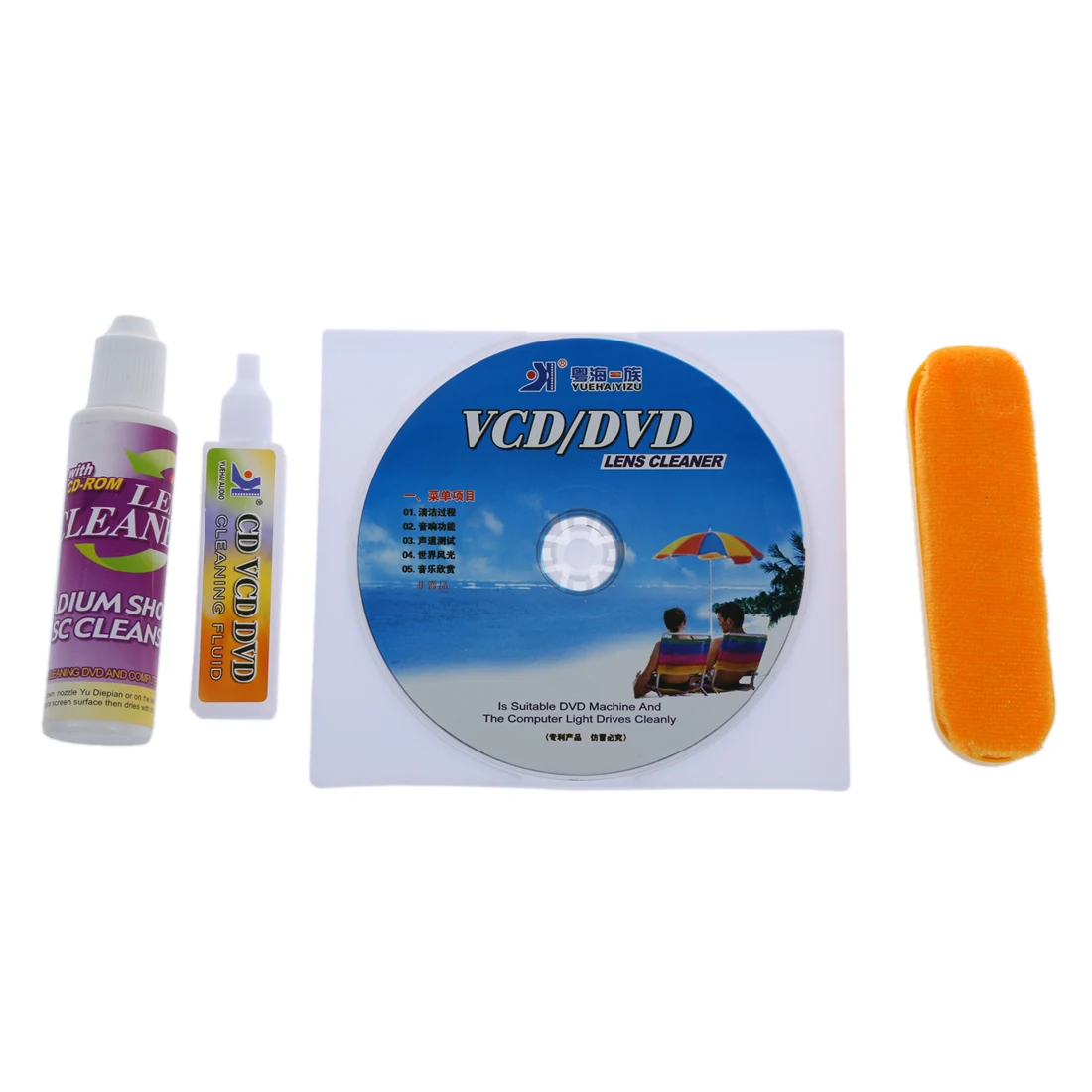 Cd dvd lens cleaning kit 4 in 1 CD DVD Rom player maintenance lens cleaning kit