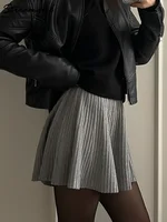 Women Two Piece Set Mini Skirt And Sweater Matching Sets Autumn Winter Sweaters Brown Chocolate Knit Skirt Sets Women 2 Piece - Image 6