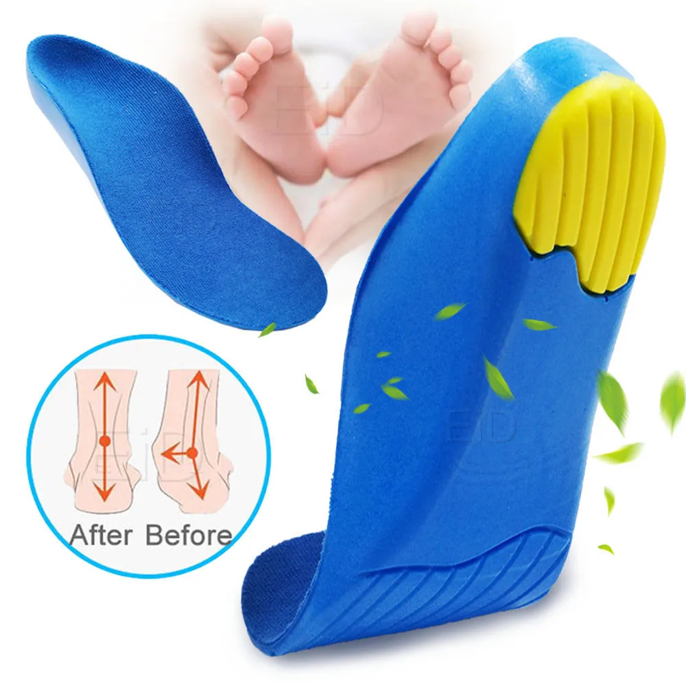 Kids Children Orthotics Insoles for Flat Feet Arch Support Correction