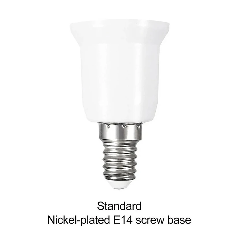 E14 To E27 Adapter Conversion Socket Fireproof Plastic Converter High Quality Material Socket Bulb Adapter Lamp Holder bulb adapter socket