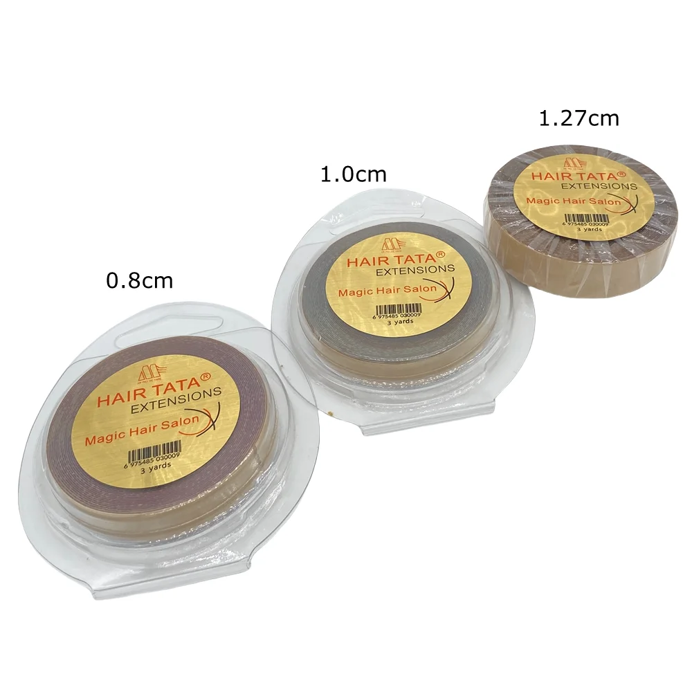 3 yards TATA hair extension tape Double side adhesive tape hair extension support tape for tape hair width 0.8cm/1.0cm 2
