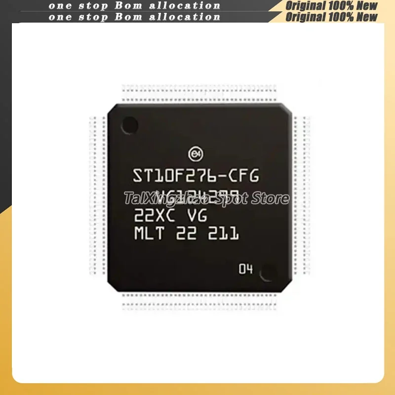 

1 шт./партия, новинка 100%, оригинальная фотовспышка ST10F276C 10F276-CFG TQFP144