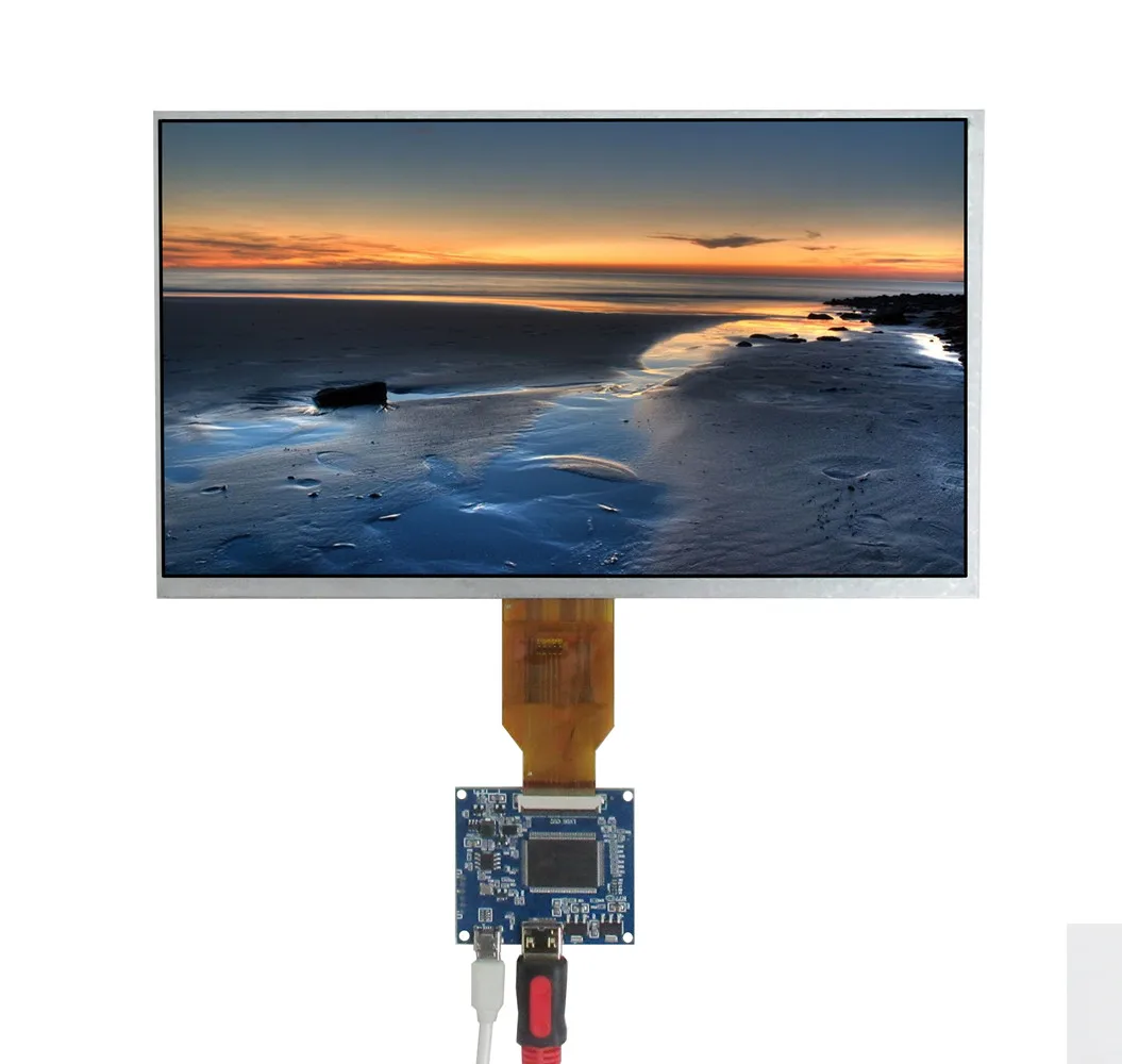 10.1 Inch 1024*600 LCD Screen Display For Lattepanda,Raspberry Pi Monitor RTD2660 Driver Control Board Mini HDMI-Compatible