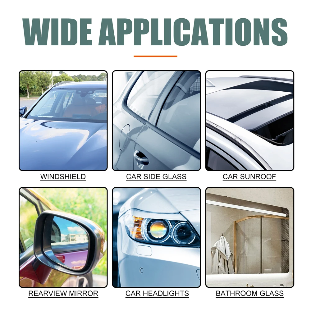 1-5PCS 100ml Auto Water Repellent Spray Anti Rain Coating Car Motorcycle Glass Hydrophobic Car Liquid Windshield Mirror Cleaner