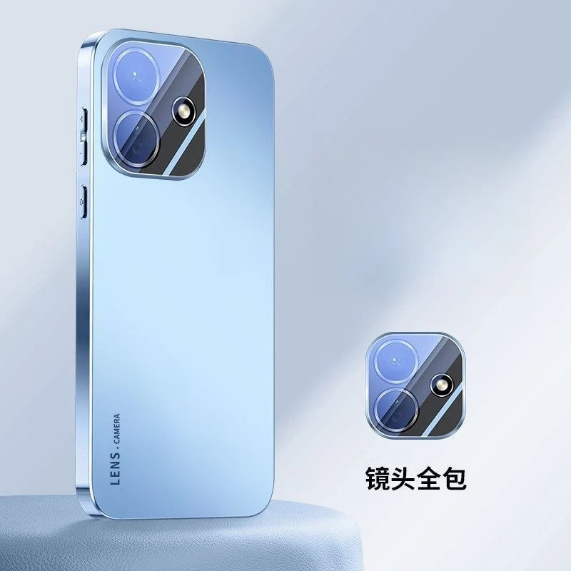 Luxury Frosted Plating Acrylic Case with Shockproof Protection and Skin-Friendly Feel
