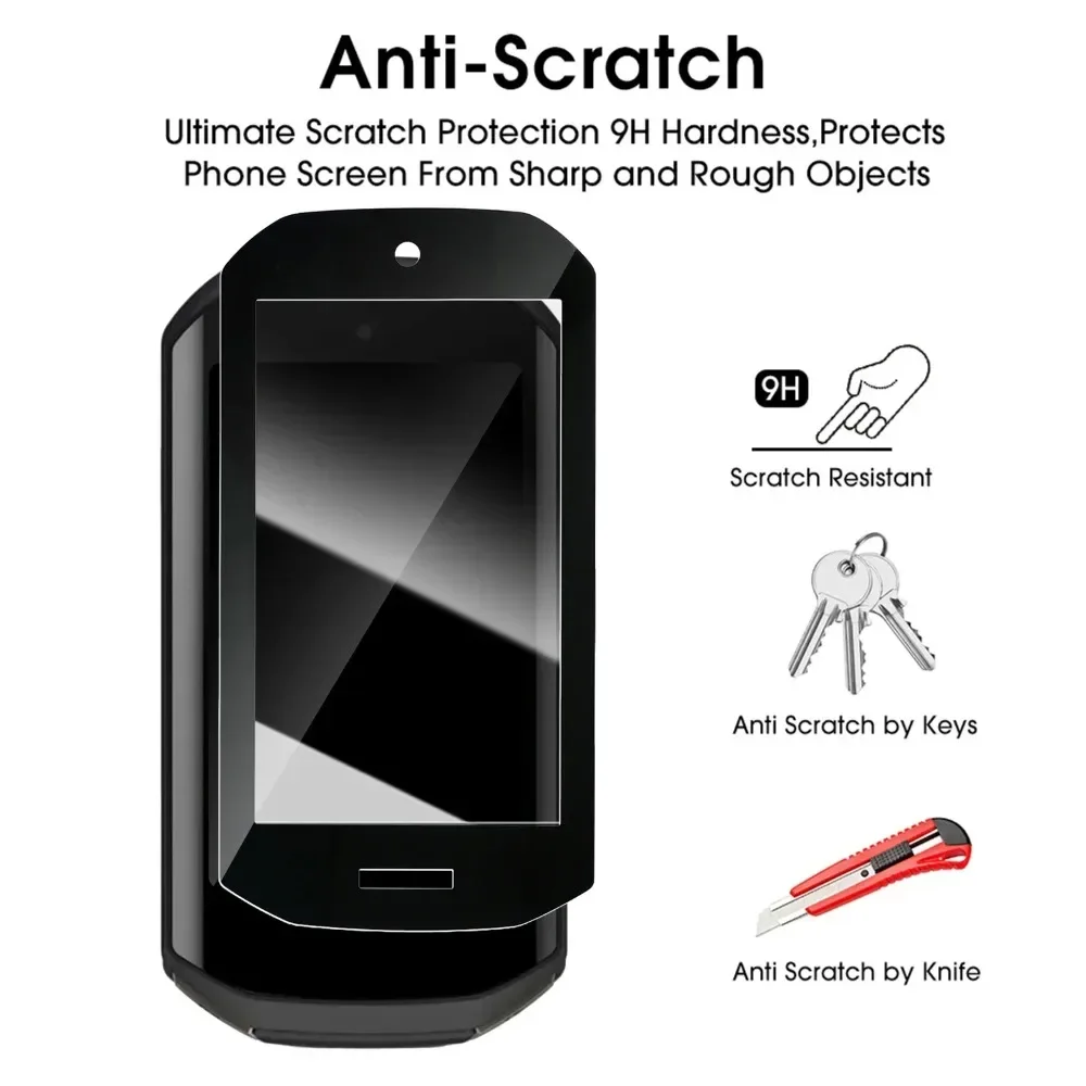 Garmin Edge 1050 Tempered Glass Screen Protector - 3D Curved Anti-Scratch Film
