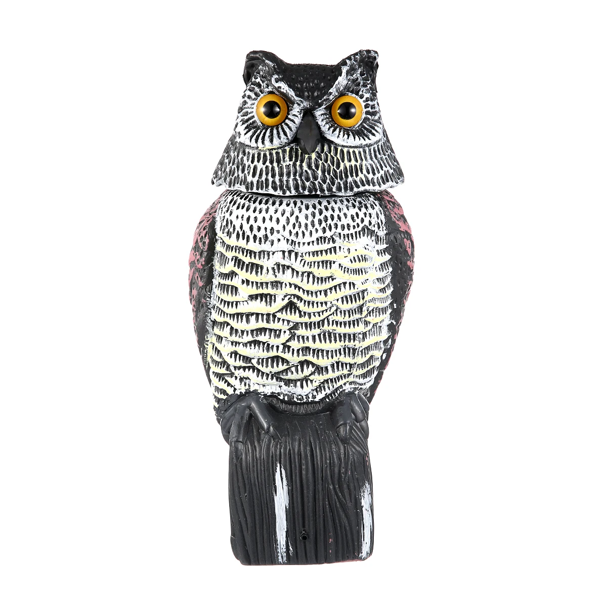 Owl Decoy Bird Repellent With 360&deg; Rotating Head