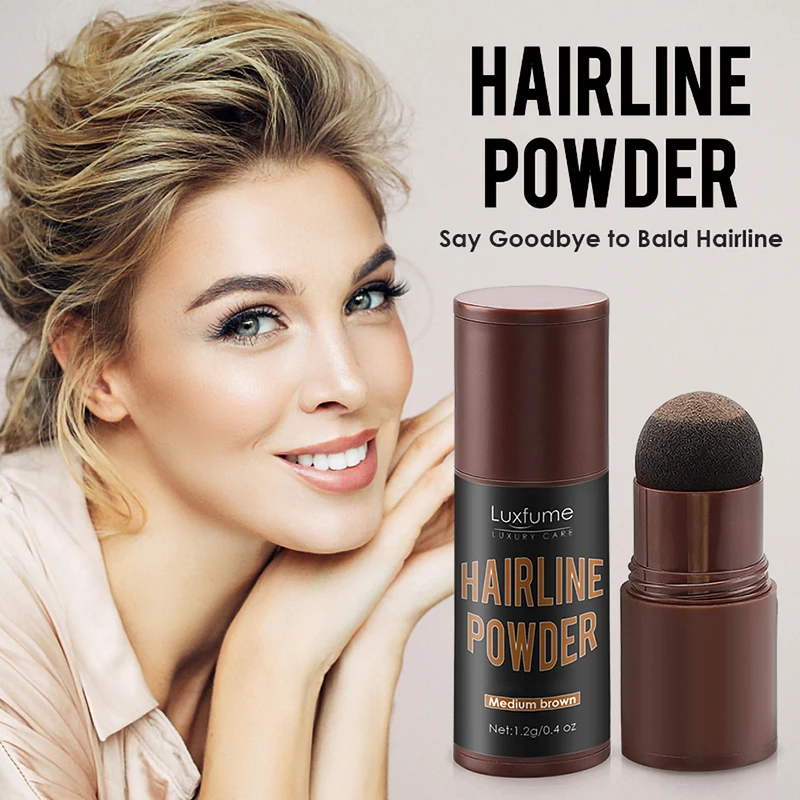 NEW Hair Shadow Stick Powder Water Proof Hair Edge Shadow Eyebrow Powder Black&Brown Coverage