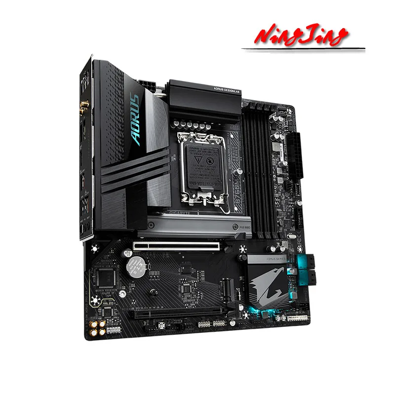 인텔-i5 13600KF CPU + 기가 바이트 GA B760M AORUS PRO AX DDR5 마더보드 슈트, B760 소켓 LGA 1700, 완전 신제품, 냉각기 없음