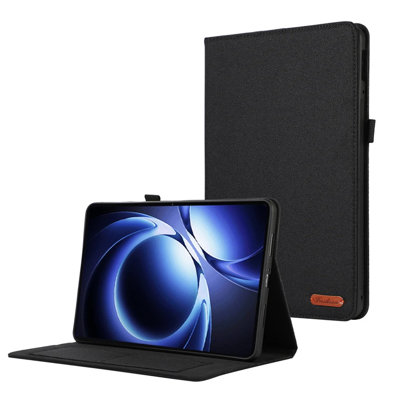 Premium Soft Fabric Flip Stand Tablet Case - 8.8 Inch