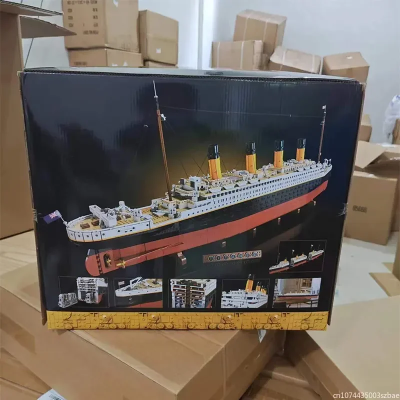 

9090 шт., Детский конструктор «Титаник», совместимый с 10294