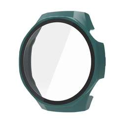 All-Around Screen Protector Bumper - Glass + Case for Huawei Watch GT 5 Pro (Dark Green1)