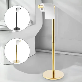 standing brass toilet paper holder
