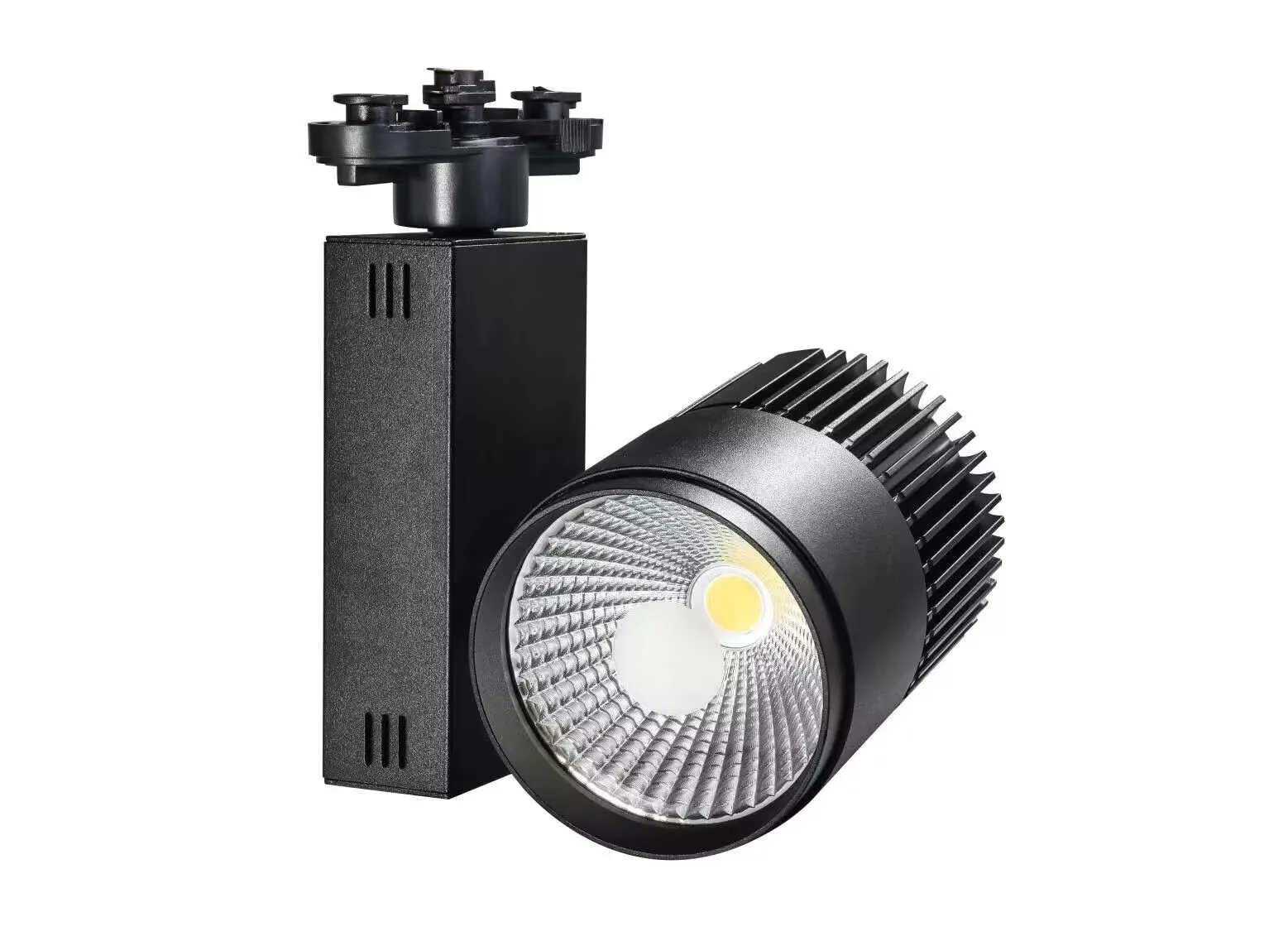 High Quality 2 Wires 1 Phase 40W LED Track light Rail Spotlight Track Lamps for Home Commerical Shop Indoor Lighting