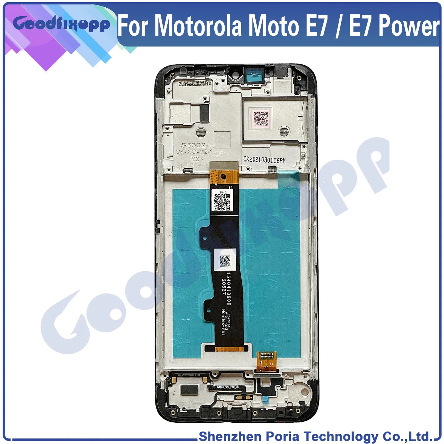 Original LCD For Motorola Moto E7 LCD E7 Power E7I Power Display For Moto Screen Touch Digitizer