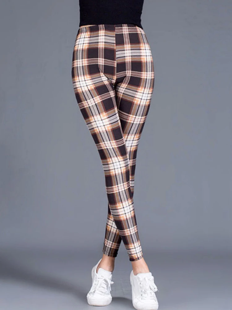 Khaki White Plaid
