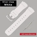 White-Silver Buckle