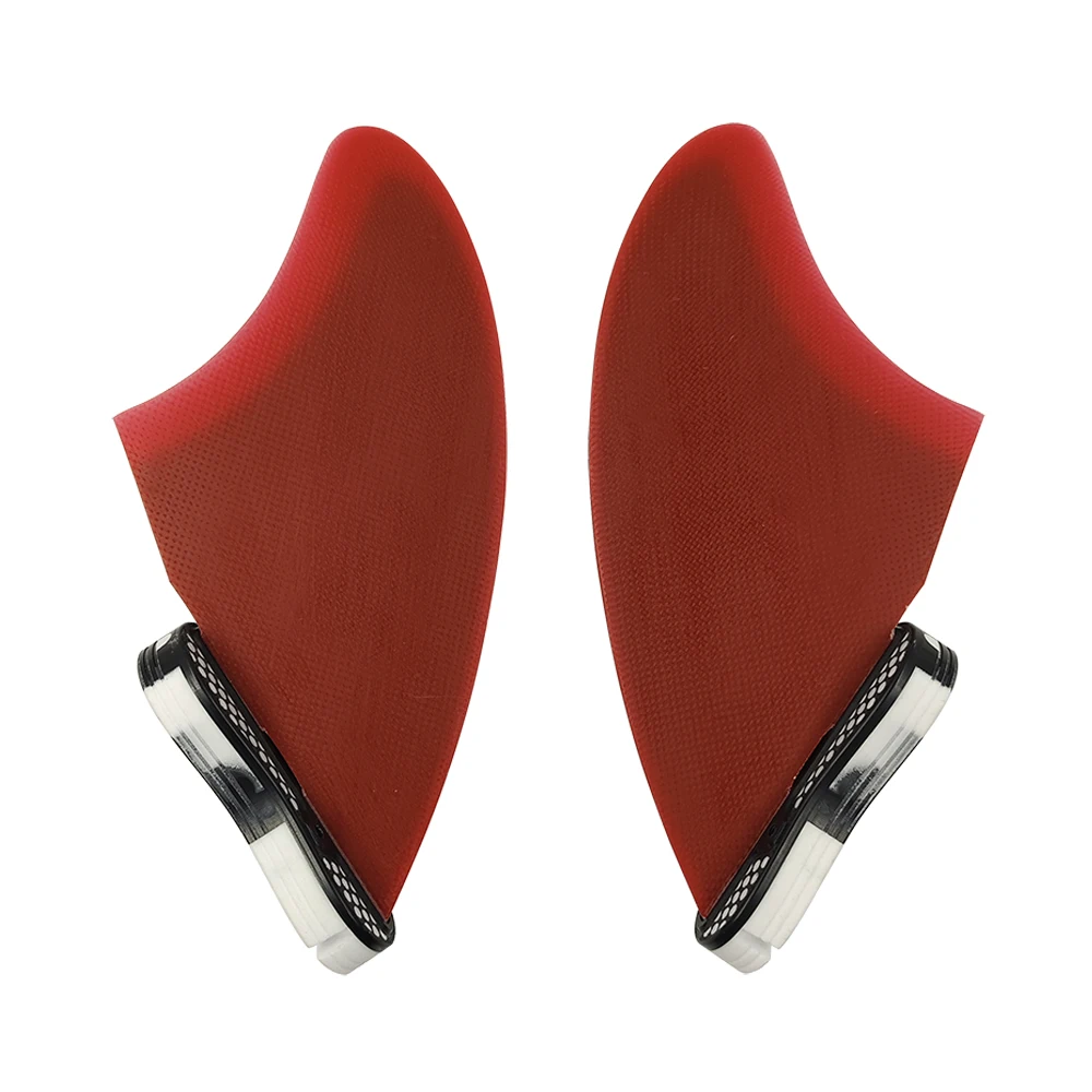 K2 Surfboard Fins For UPSURF FCS 2 Fin Boxes Keel Quilhas Fibreglass Twin tabs Fins Stabilizer Side Twin Set Surf