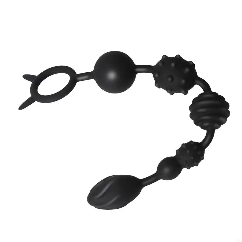 Plug Anal Beads de Silicone Leten Little Devil Espiral