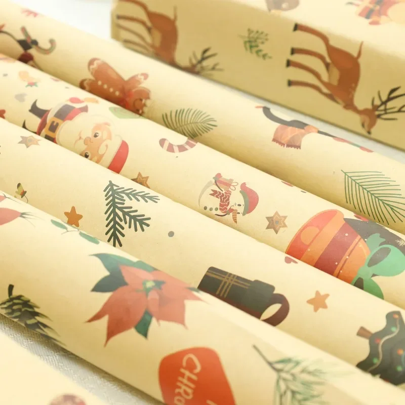 Vintage Christmas Gift Wrapping Paper 