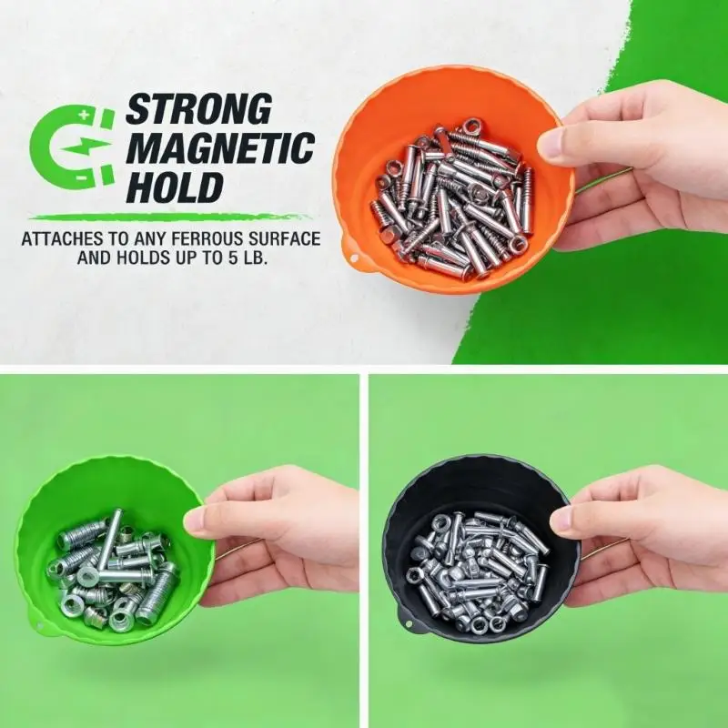 차고 및 작업장 요구에 적합한 자석 부품 컨테이너 자석 너트 컵