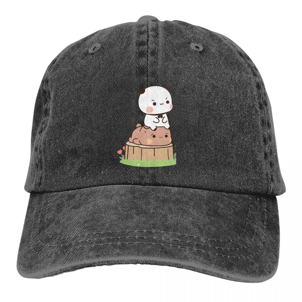 Berretto Da Baseball Da Uomo Lavato Panda Bear Hugs Love Trucker Snapback Caps Cappello Da Papà Latte E Mocha Bubu Dudu Cappelli Da Golf