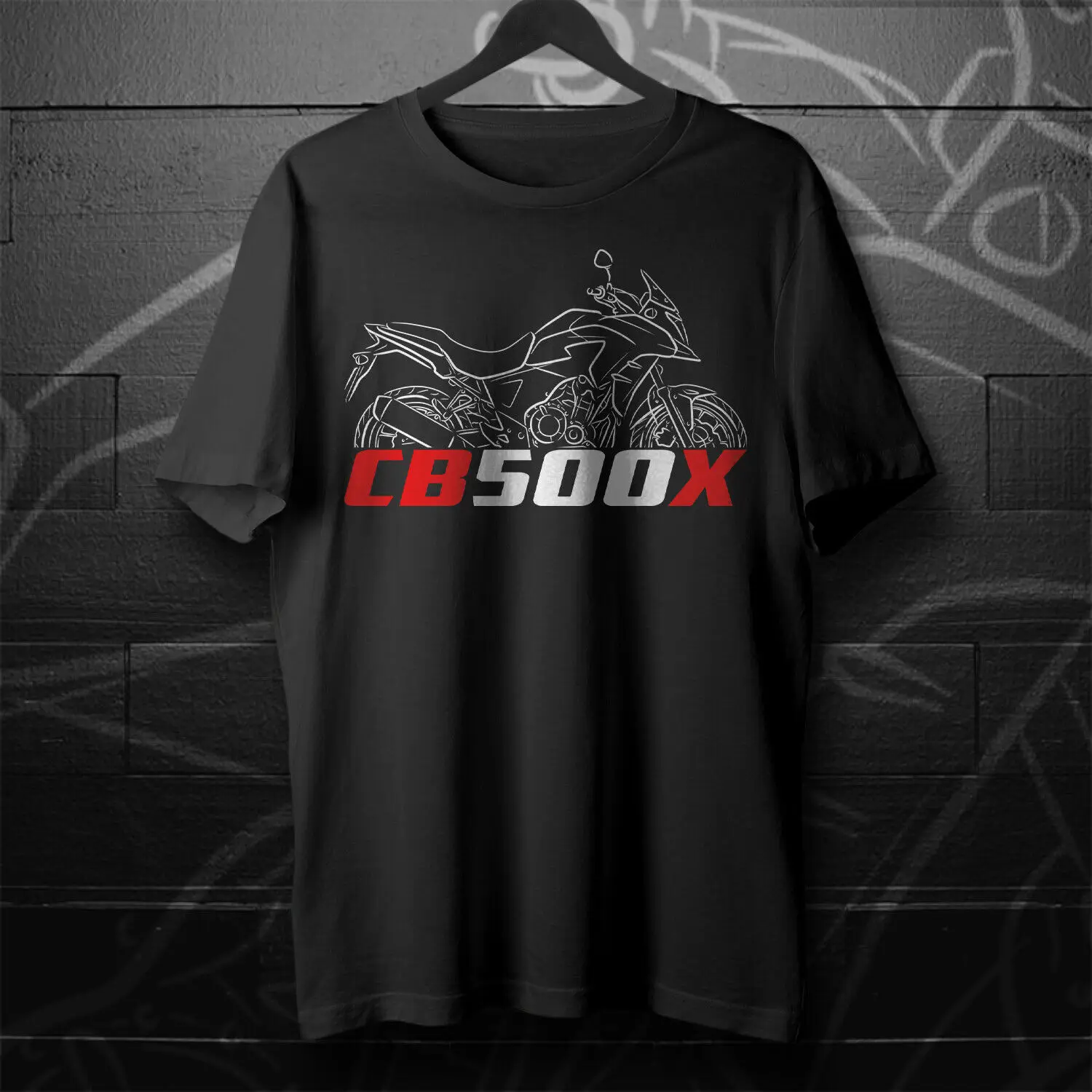 CB500 - 라이더용 오토바이 티셔츠 남성 및 여성 패션 캐주얼 고품질 라운드 넥 코튼 티셔츠