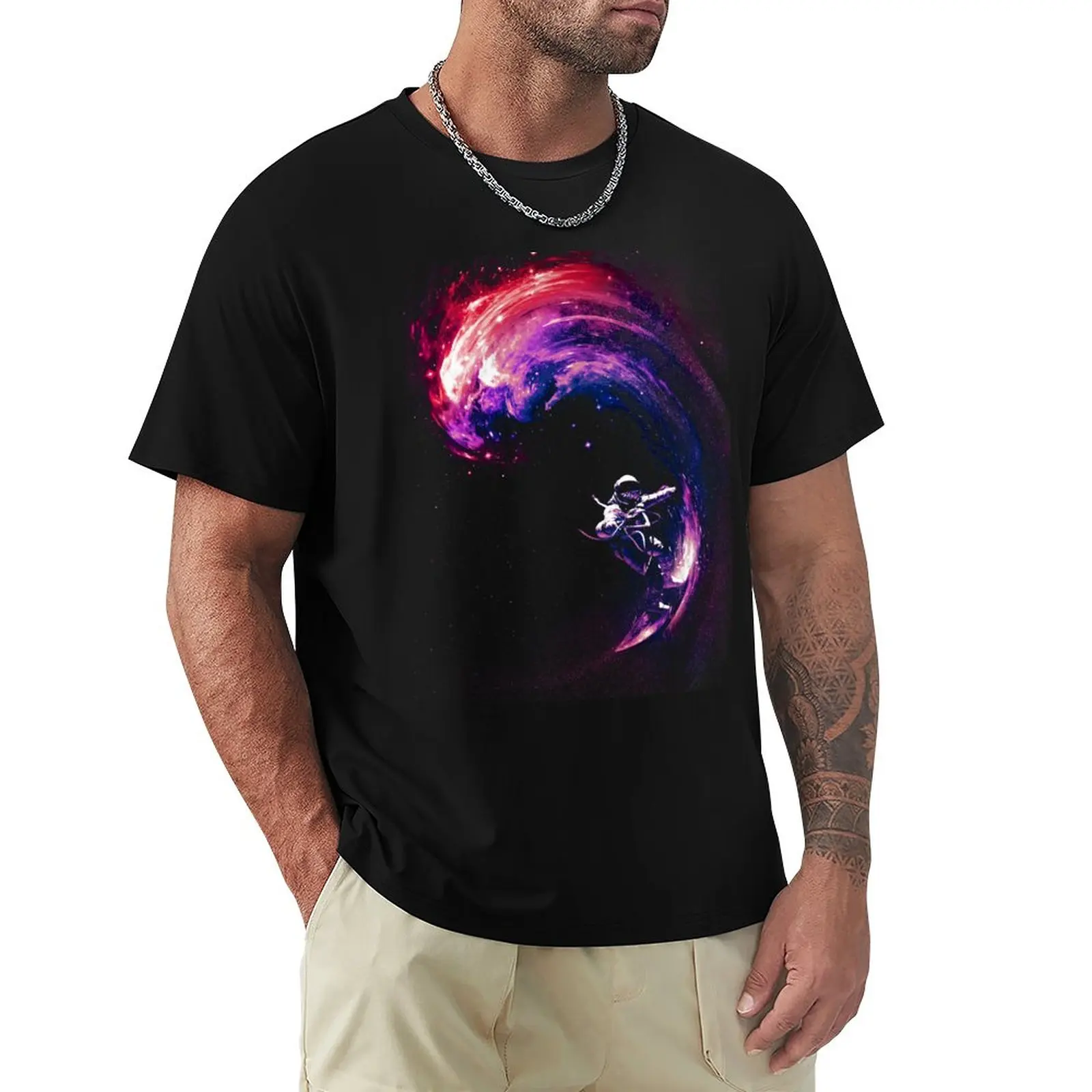 

Space Surfing II T-Shirt aesthetic clothes funny t shirts korean fashion Aesthetic clothing men t shirts