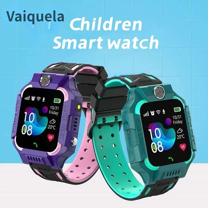 

Q19 Kids Smart Watches GPS Tracker Phone Call For Boys Girls Touch Screen Camera Sport Smart Watch Anti-Lost SOS Learning Toy